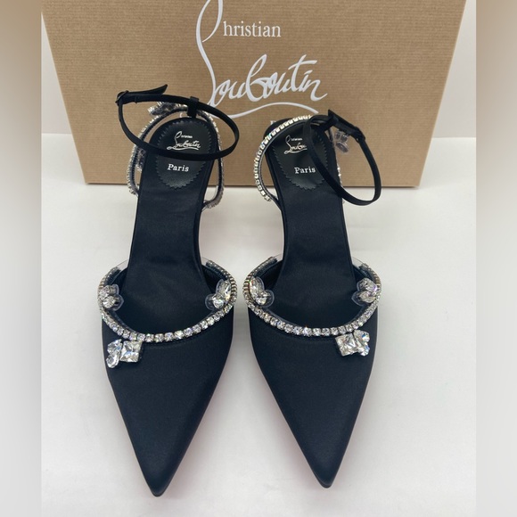 Christian Louboutin Marykate Queen 70MM Crystal-Embellished Pumps - Picture 2 of 13